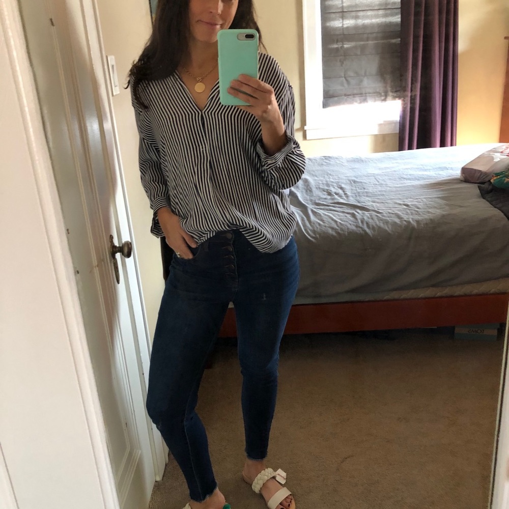 Zara Blue/White Stripe